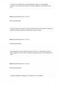 BUS LAW 18555