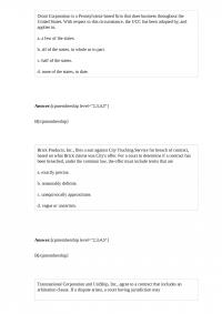 Business Law 62435