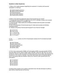 Ch4 Test Bank