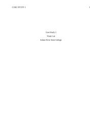 Case Study 1 CASE STUDY 11Case