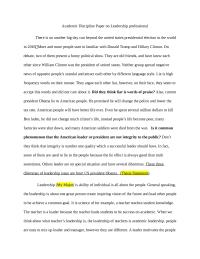 Academic Discipline Paper On Leadership Professional