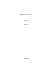 The Demand Curve For Money
