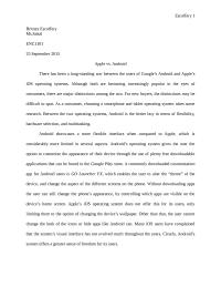 Comparison Essay