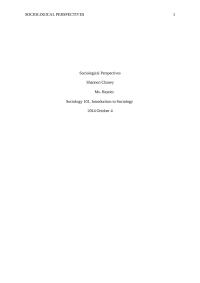 Sociological Perspectives