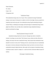 English essay Sparkman 1Stanley