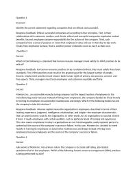 Hr Management Exam