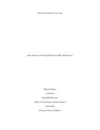 The Pumpkin Plan Book Report