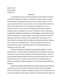 Essay on Leadership