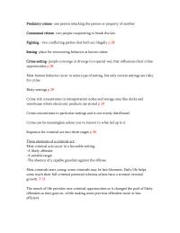 Crime Notes