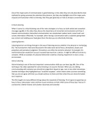 Article review One of the major