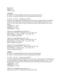 Mktg 376 Spss Anova Task 4