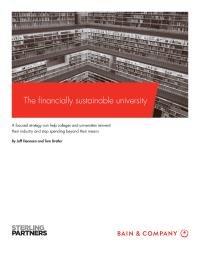 Financially Sustainable University