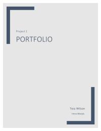 Self-critique Essay