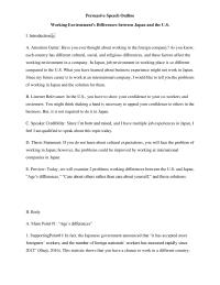 Persuasive Speech Outline