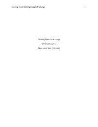 Welding Gases in the Lungs