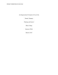 An Organizational Viewpoint of Coca-Cola