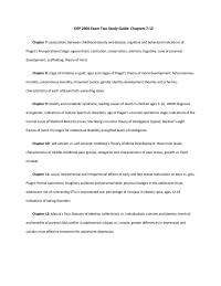 Dep 2004 Exam Two Study Guide: Chapters 7-12