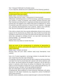 Response Essay