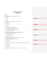 Exam Psy 400