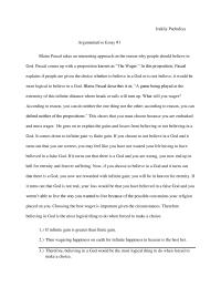 Argumentative Essay #1