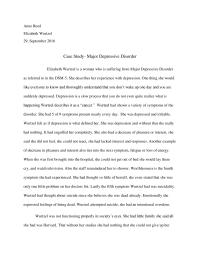 Psych Essay – Major Depressive Disorder