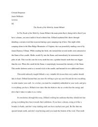 The Death Of The Moth By Annie Dillard Critical Response