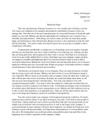 Reflection Paper Brady