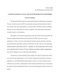 NATIONAL FOOTBALL LEAGUE AND TWITTER MARKETING PARTNERSHIP