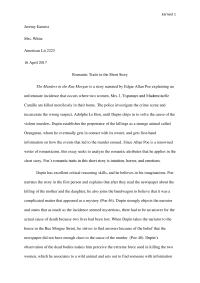 Edgar Allen Poe Anaylasis
