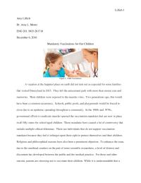 Mandatory Vaccinations For Children