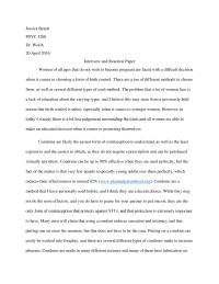 Interview & Reaction Essay