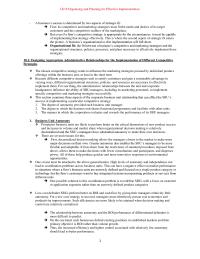 Ch18 Organising and Planning for Effective Implementation