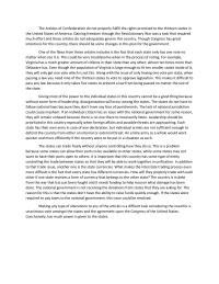Articles Of Confederation