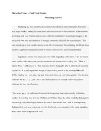 Food Truck Vendor 4Ps Marketing