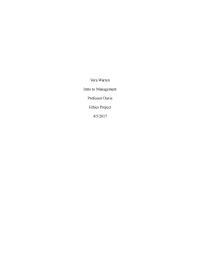 Ethics Project