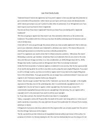 Law Final Study Guide