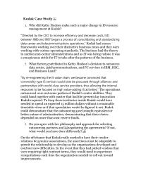 Kodak Case Study
