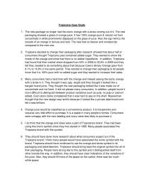 Tropicana Case Study
