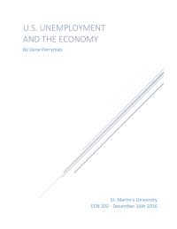 U.s. Unemployment And The Economy