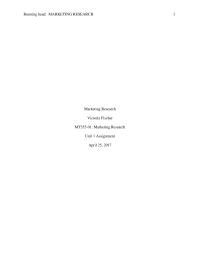 MT355-01: Marketing Research -FlyRight Airline Company