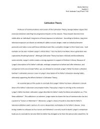 Cultivation Theory