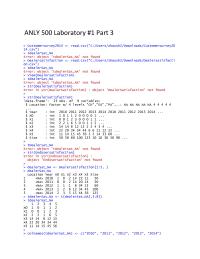 Anly 500 Lab