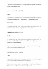 MGT 165 Midterm 2