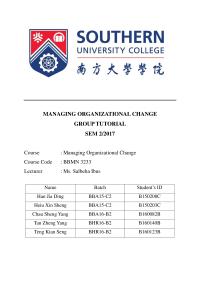Hard System And Organization Development