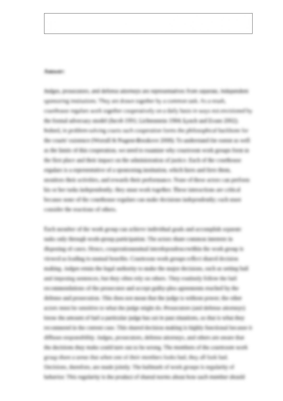 Different roles in a courtroom image