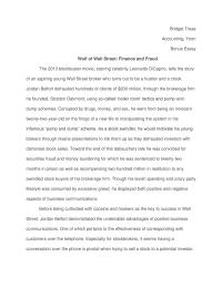 Wolf Of Wall Street: Finance And Fraud