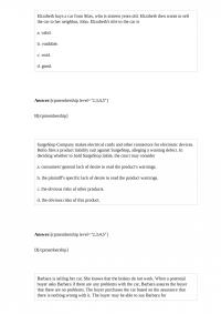 Business Law 50728