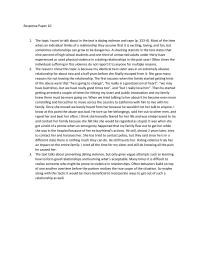 Family Studies Response Paper 10