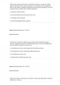 Business Law 70933
