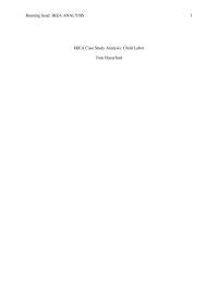 IKEA Case Study Analysis: Child Labor